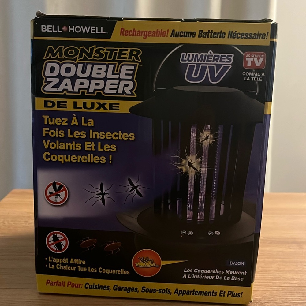 Bell and Howell Monster Double Zapper 18W Electric Mosquito Zappers Roach Killer